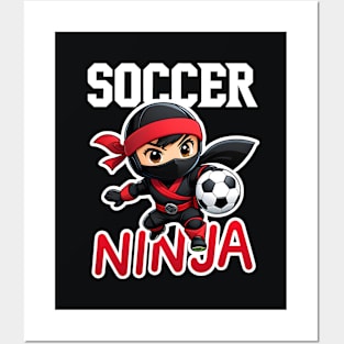 Mini Ninja Soccer Posters and Art